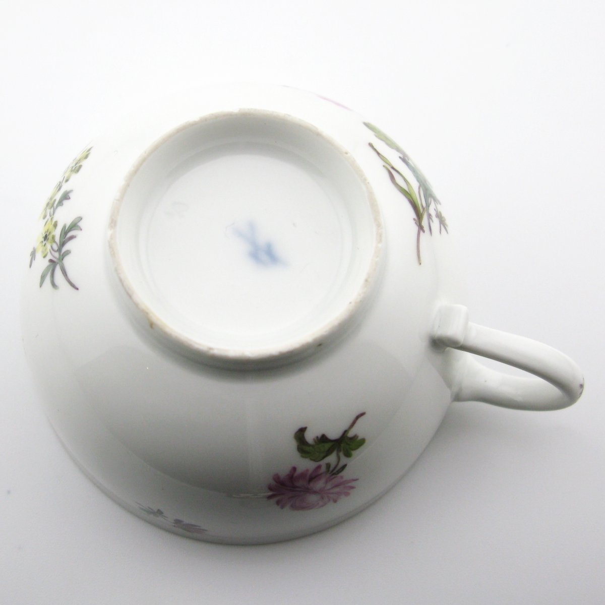 Meissen Porcelain Cup And Saucer, 18th Century, Circa 1750-photo-4