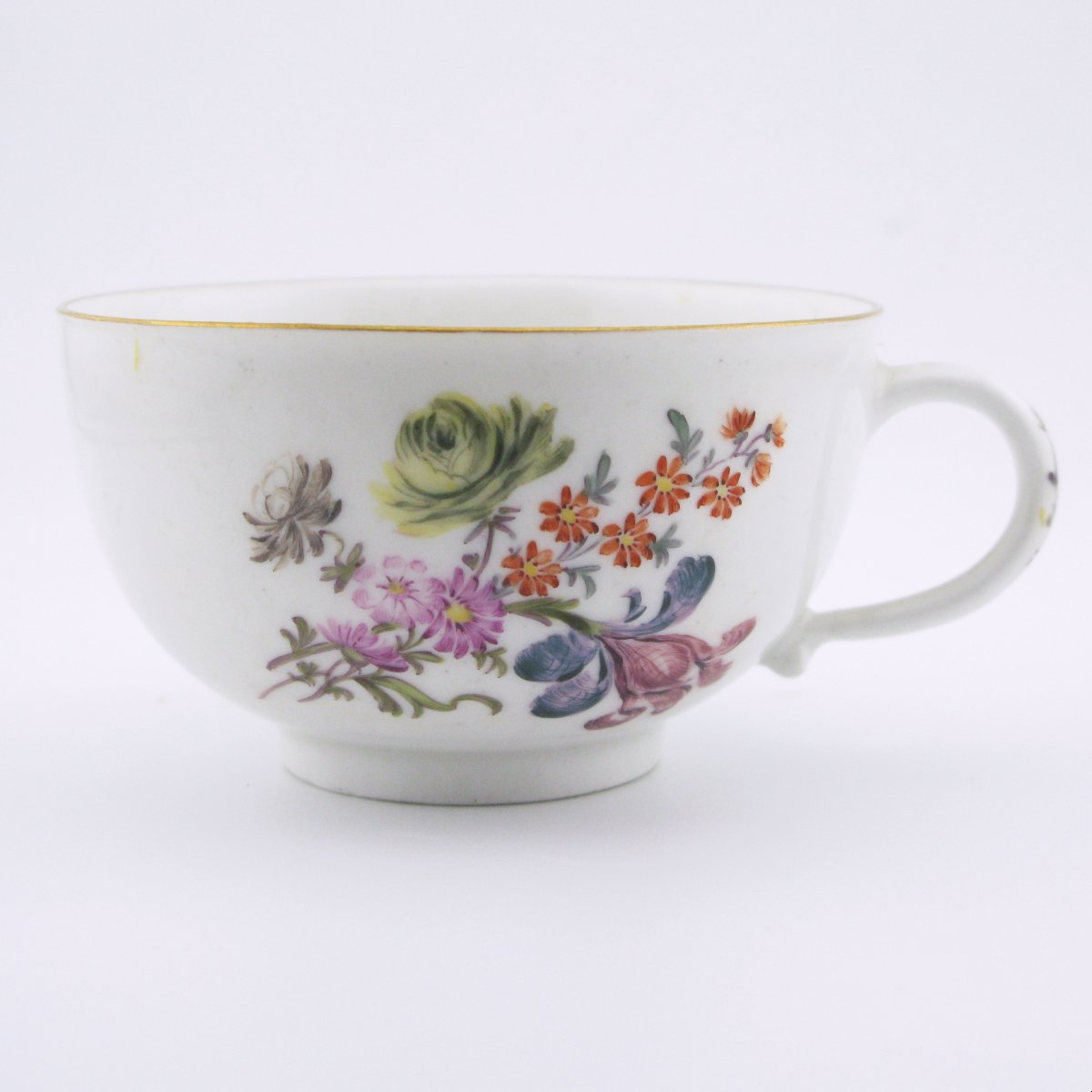 Tasse et soucoupe en porcelaine de Meissen, XVIIIe siècle, vers 1750-photo-2