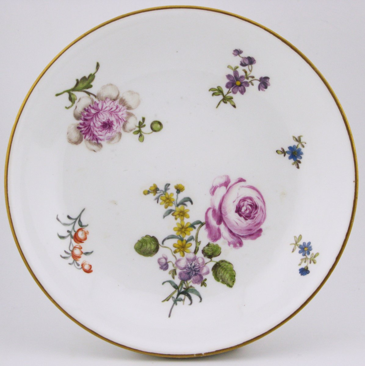 Tasse et soucoupe en porcelaine de Meissen, XVIIIe siècle, vers 1750-photo-4