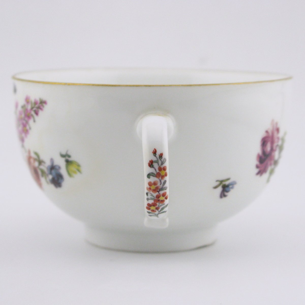 Tasse et soucoupe en porcelaine de Meissen, XVIIIe siècle, vers 1750-photo-2