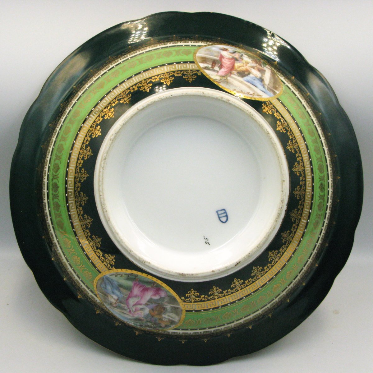 Late 19th-century Vienna Style Porcelain Bowl-photo-3