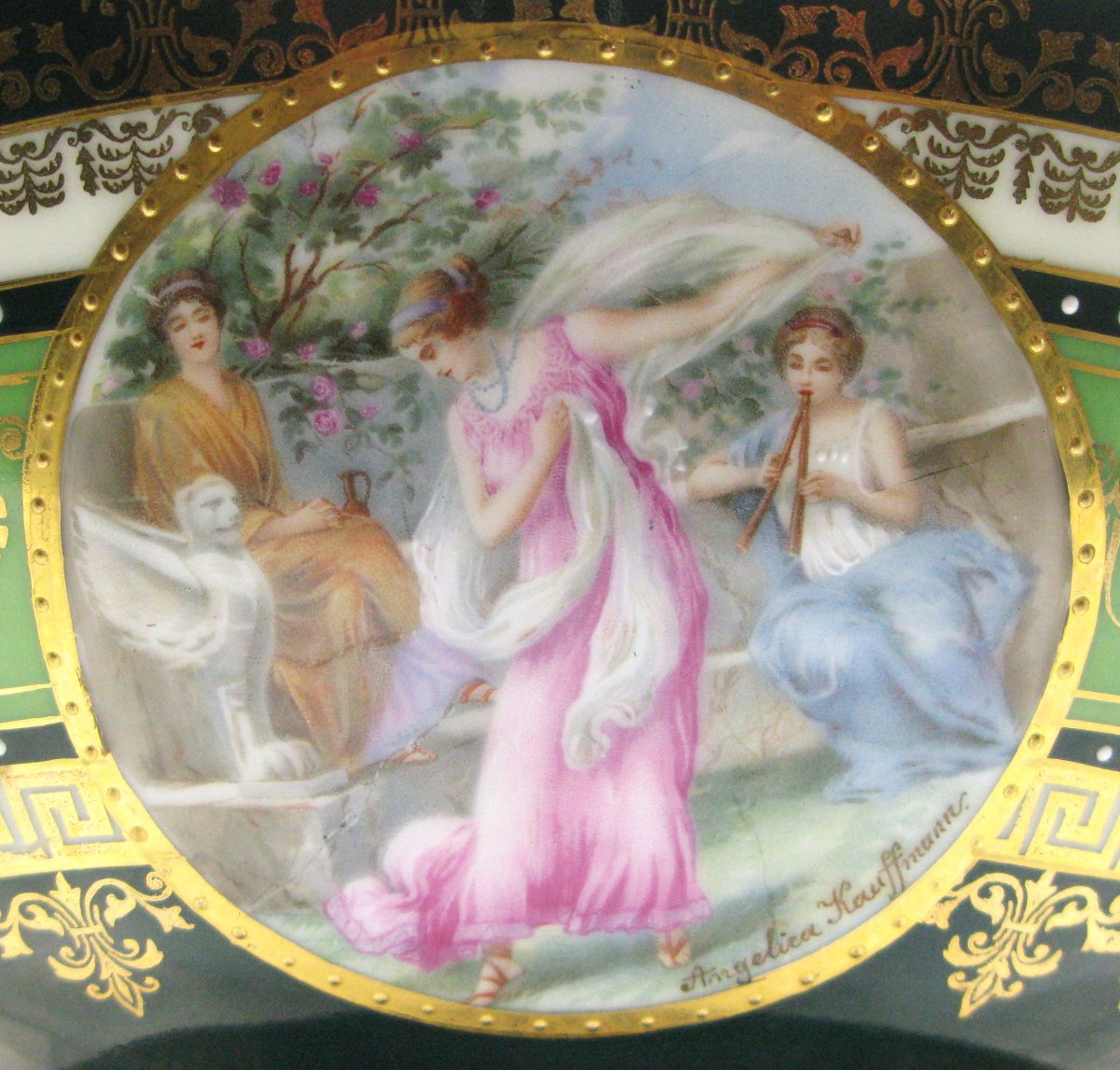Late 19th-century Vienna Style Porcelain Bowl-photo-4