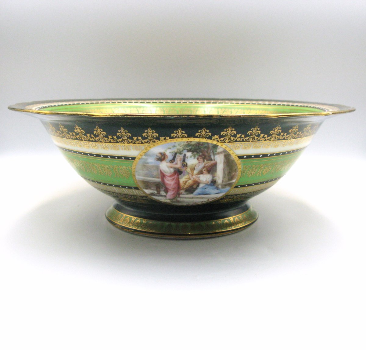 Late 19th-century Vienna Style Porcelain Bowl-photo-5