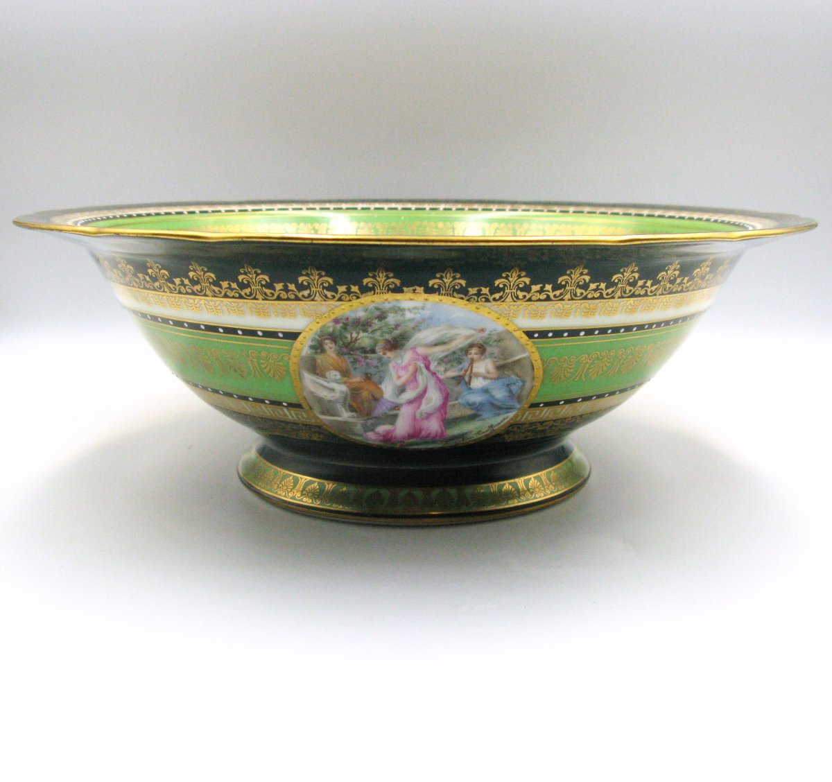 Late 19th-century Vienna Style Porcelain Bowl-photo-7