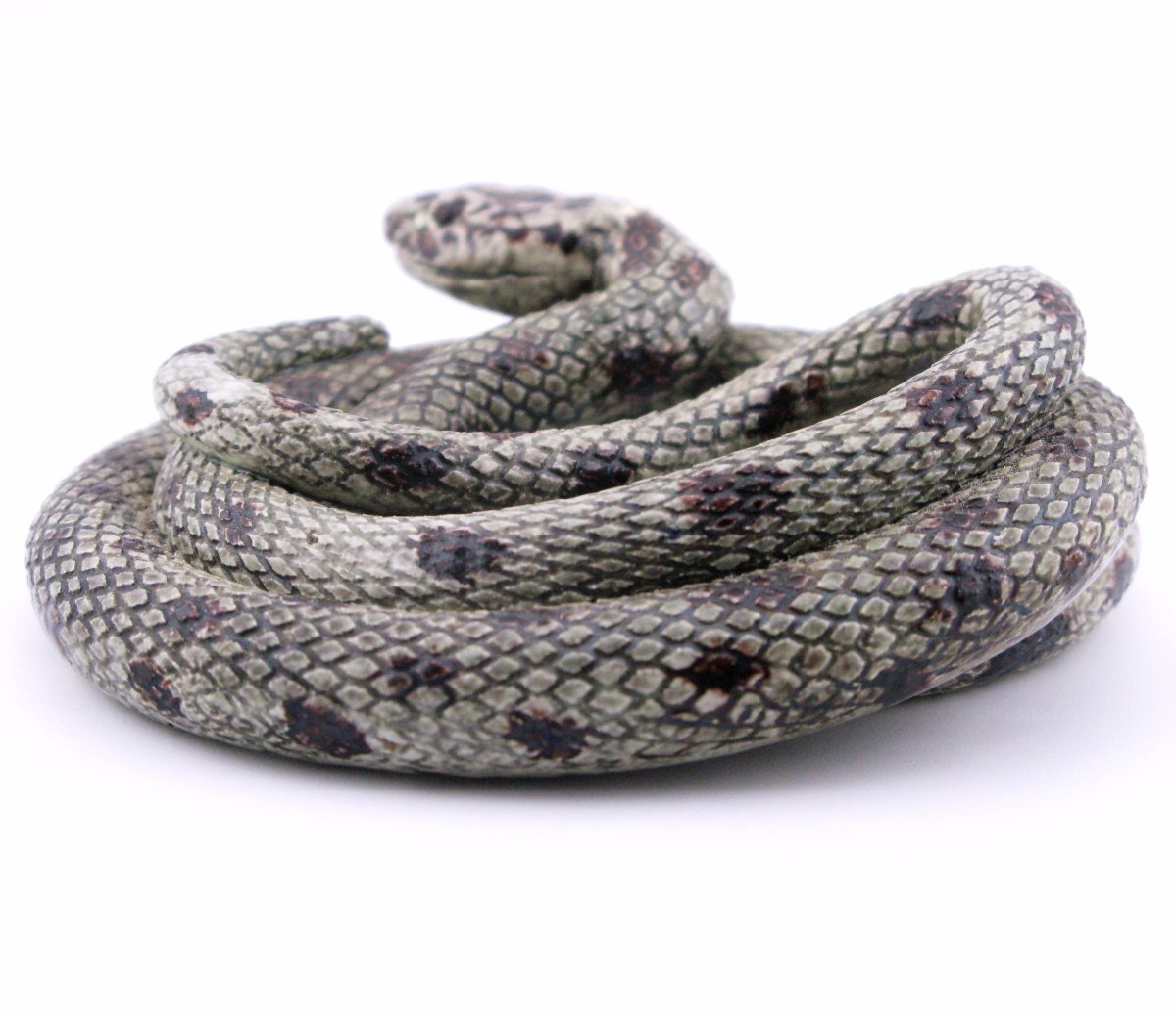 19th-century French Earthenware Model Of A Snake, Probably Saint-honoré-les-bains, Palissy-photo-3