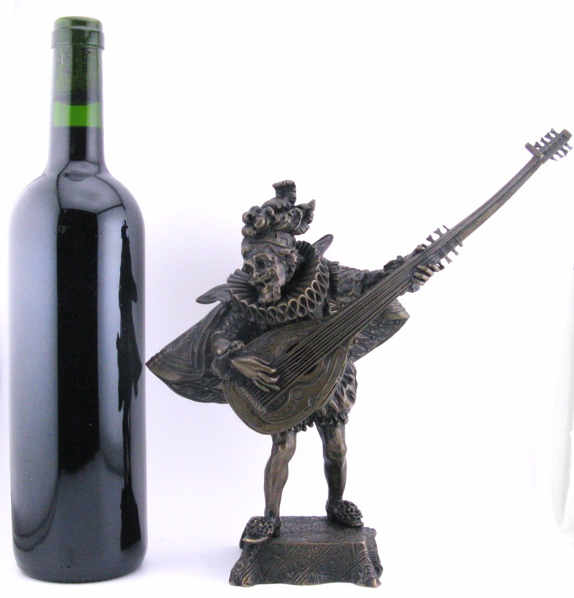 Antonio Pandiani (Italien, 1838-1928) : sculpture ancienne en bronze « Rigoletto Milano »-photo-7