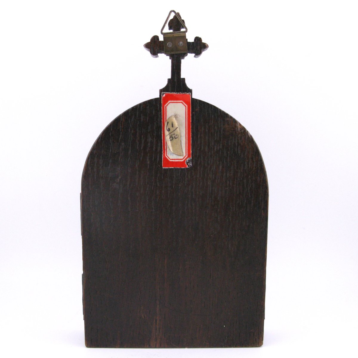 Triptyque en émail de Limoges représentant la Crucifixion (XIXe siècle)-photo-2