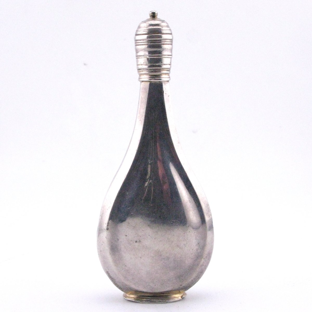 Flacon à parfum en argent français, début du XVIIIe siècle-photo-3