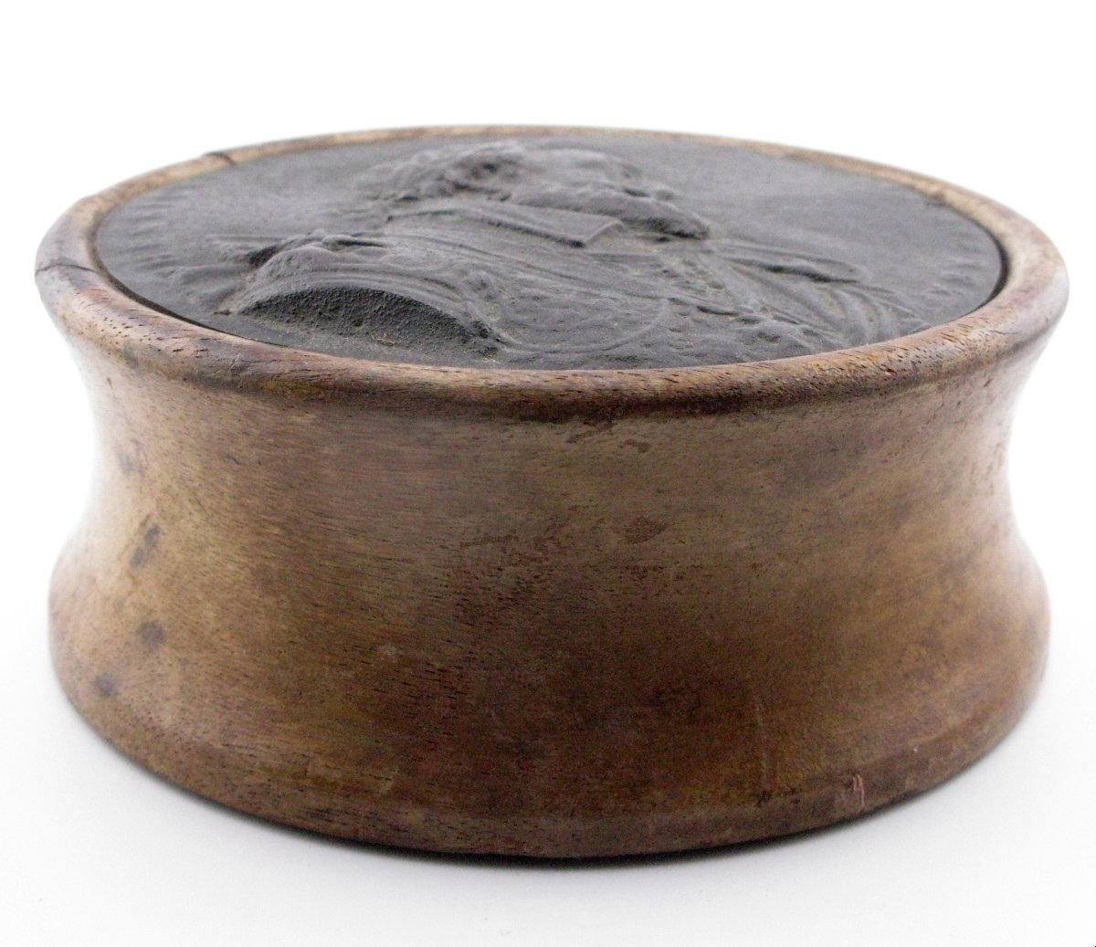 Plaque ou médaillon en bronze à l'effigie d'Henri IV, roi de France et de Navarre-photo-3
