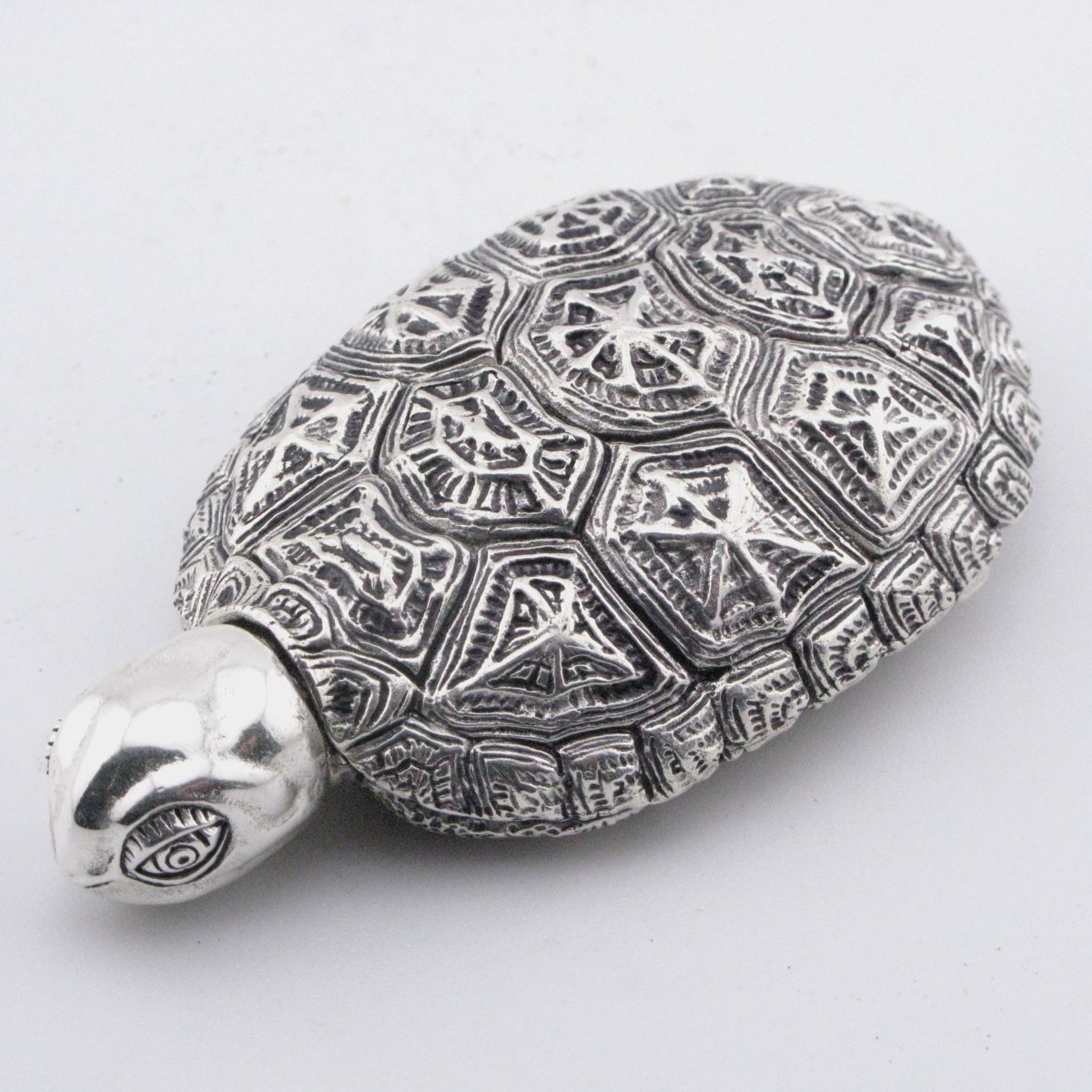 Flacon à parfum ancien en argent d'exportation chinois, Wang Hing, vers 1920
