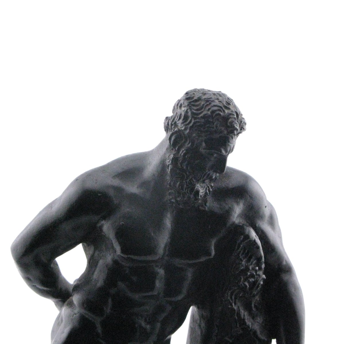 19th-century Bronze Statuette Of The Farnese Hercules-photo-2