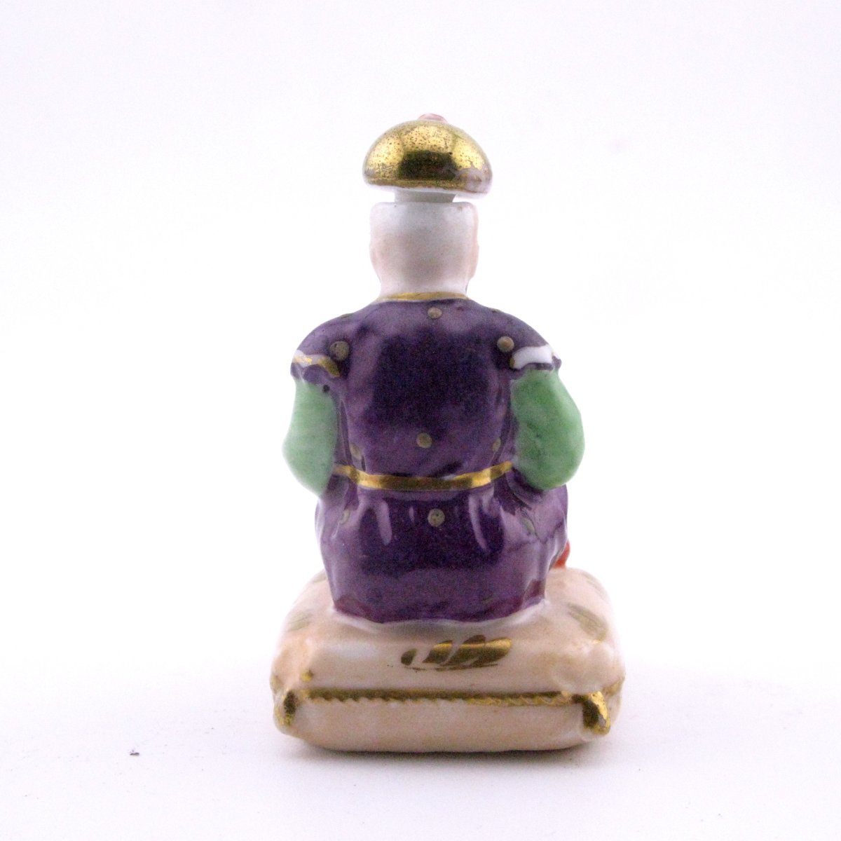 Miniature Porcelain Scent Bottle Of An Ottoman, Probably Paris, Late 19th Century-photo-3