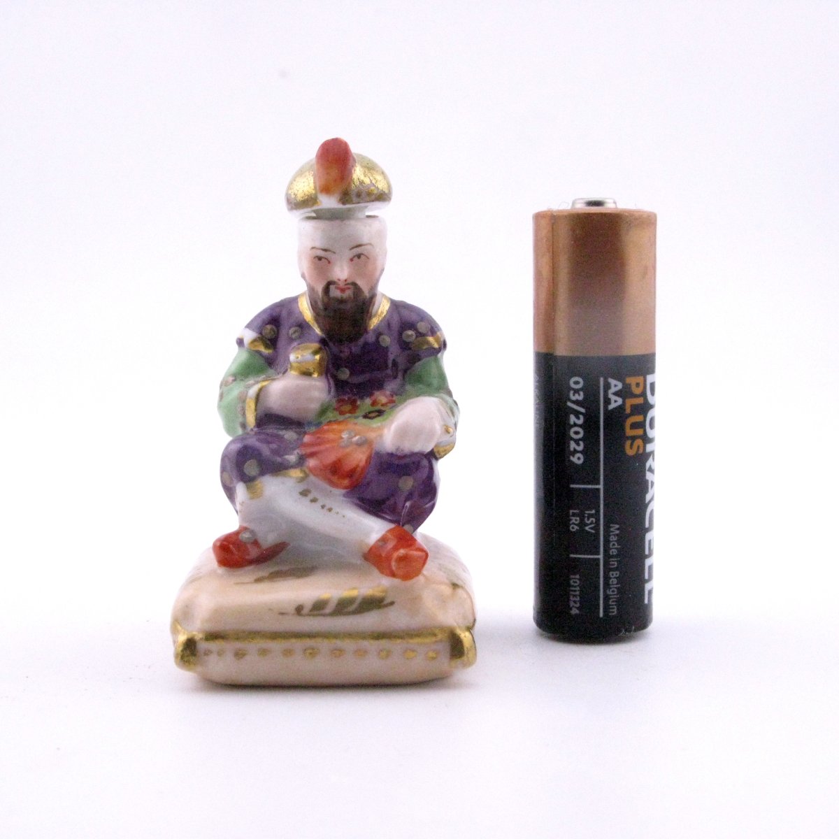 Miniature Porcelain Scent Bottle Of An Ottoman, Probably Paris, Late 19th Century-photo-3