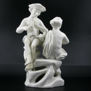 18th-century French Soft Paste Porcelain Figure Group