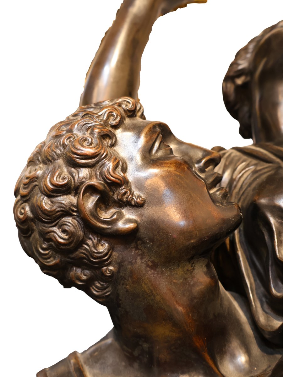 Monumental Sculpture Signed P. Loiseau, Late 19th - Early 20th Century-photo-2