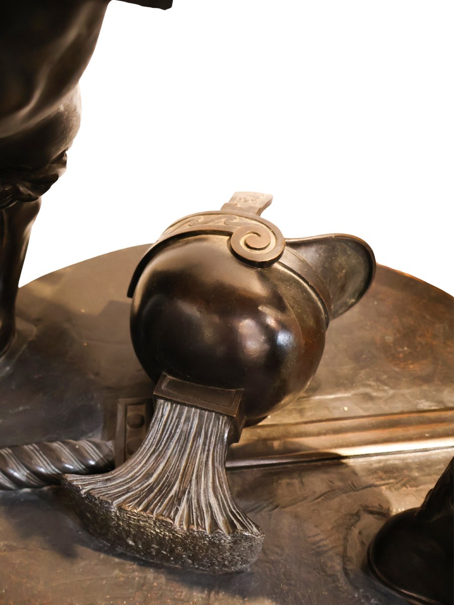 Monumental Sculpture Signed P. Loiseau, Late 19th - Early 20th Century-photo-3