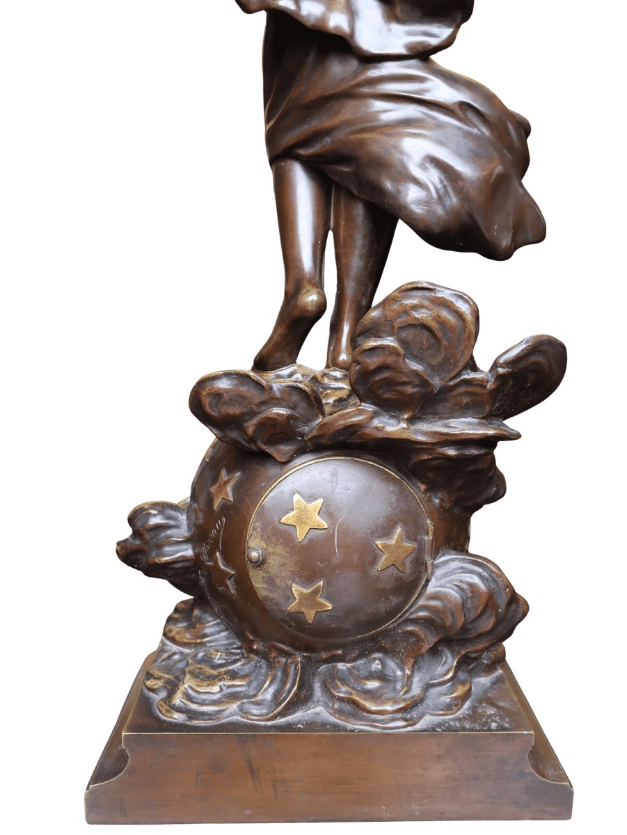 Patinated And Gilt Bronze -photo-4
