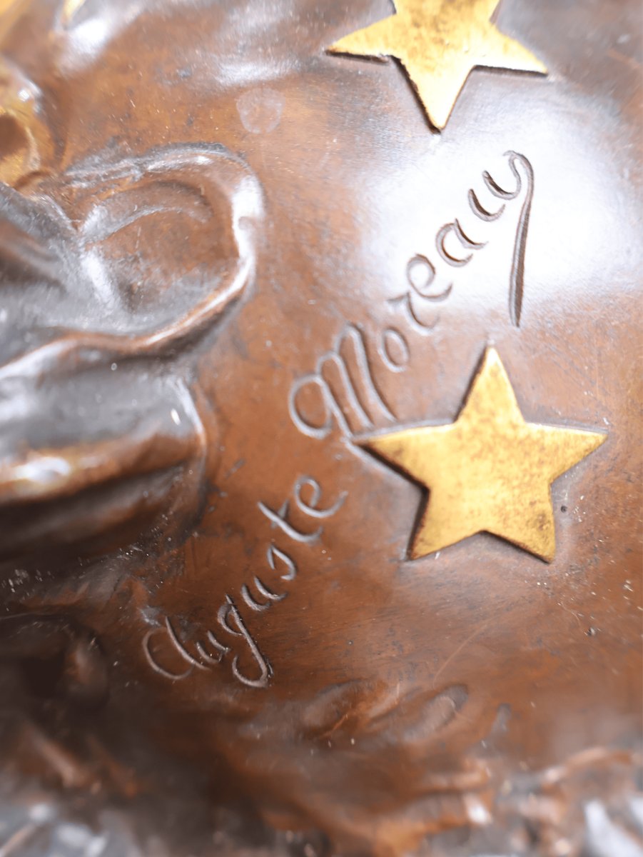 Patinated And Gilt Bronze -photo-5