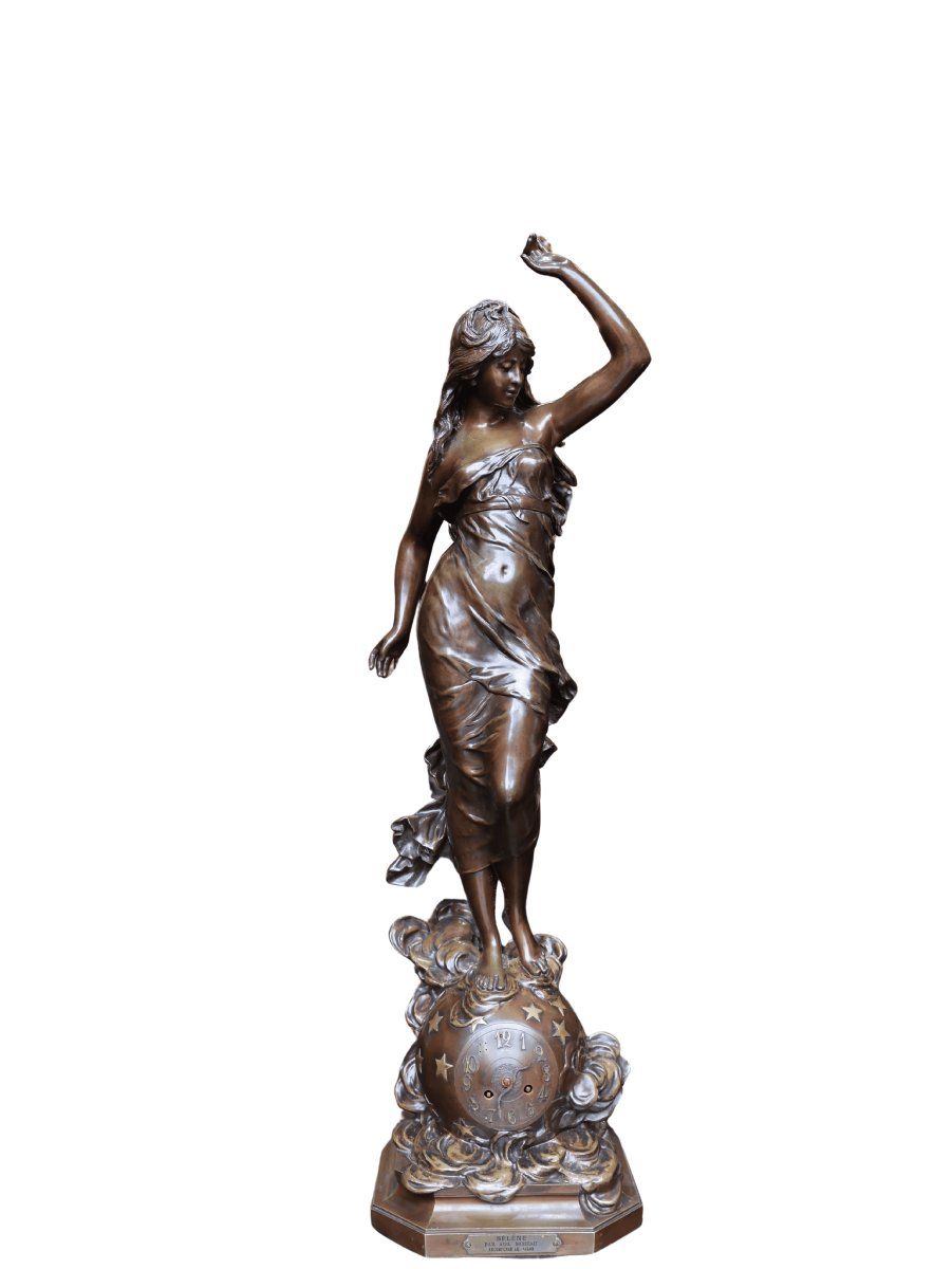 Patinated And Gilt Bronze 