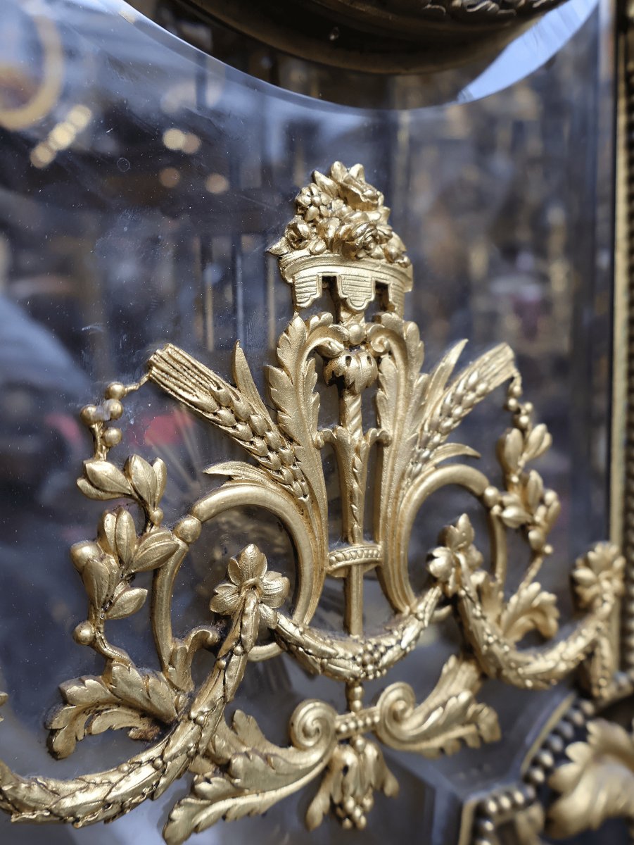 Louis XVI Style Ormolu Mantel Clock-photo-4
