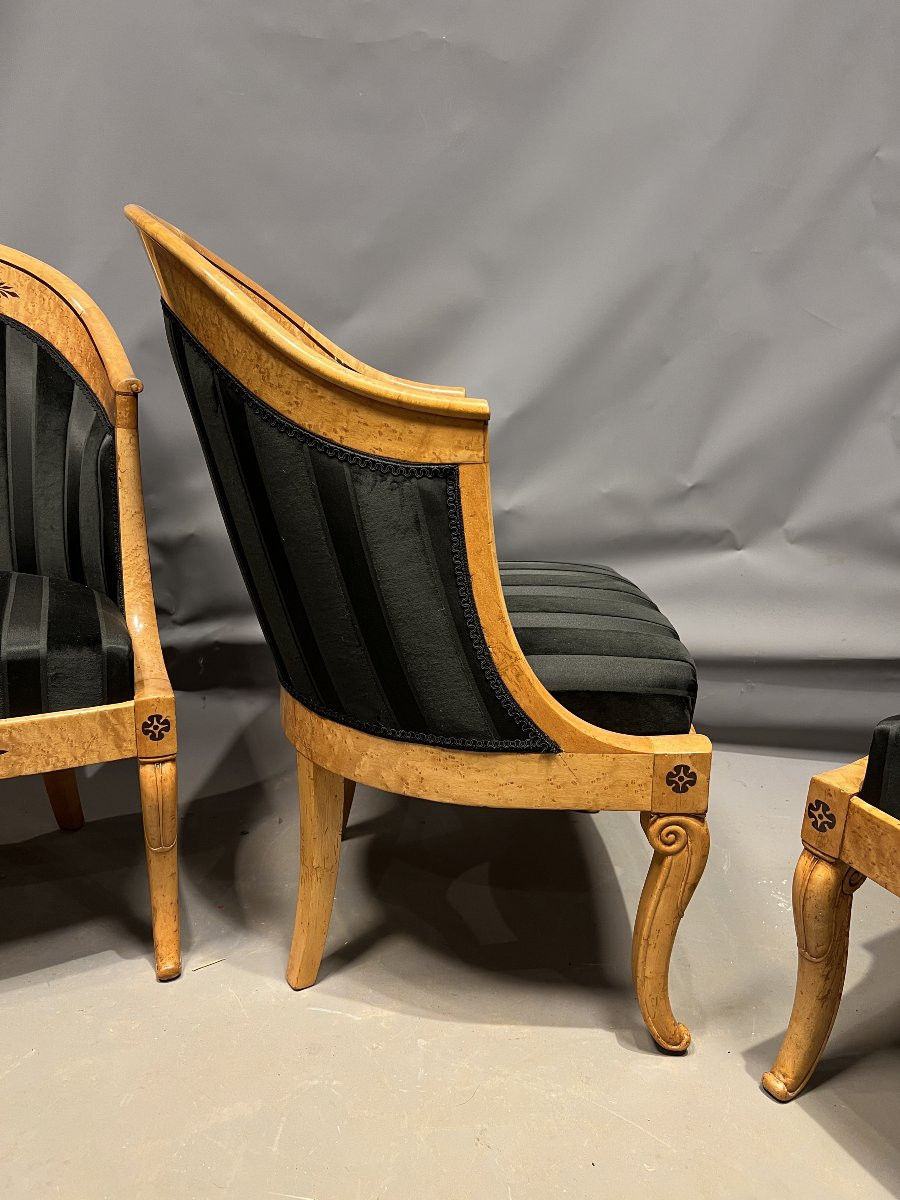 4 Charles X Armchairs-photo-2