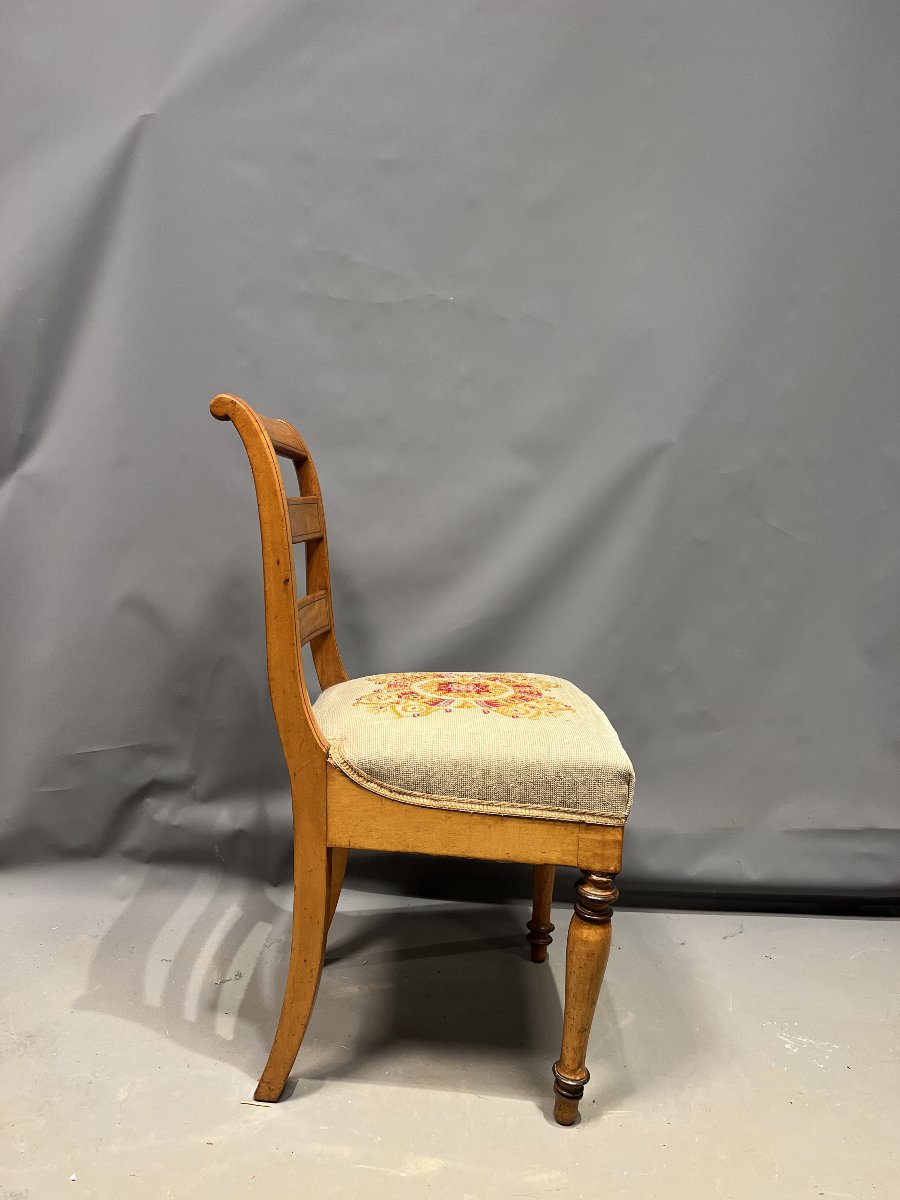 Paire de chaises Charles X -photo-4