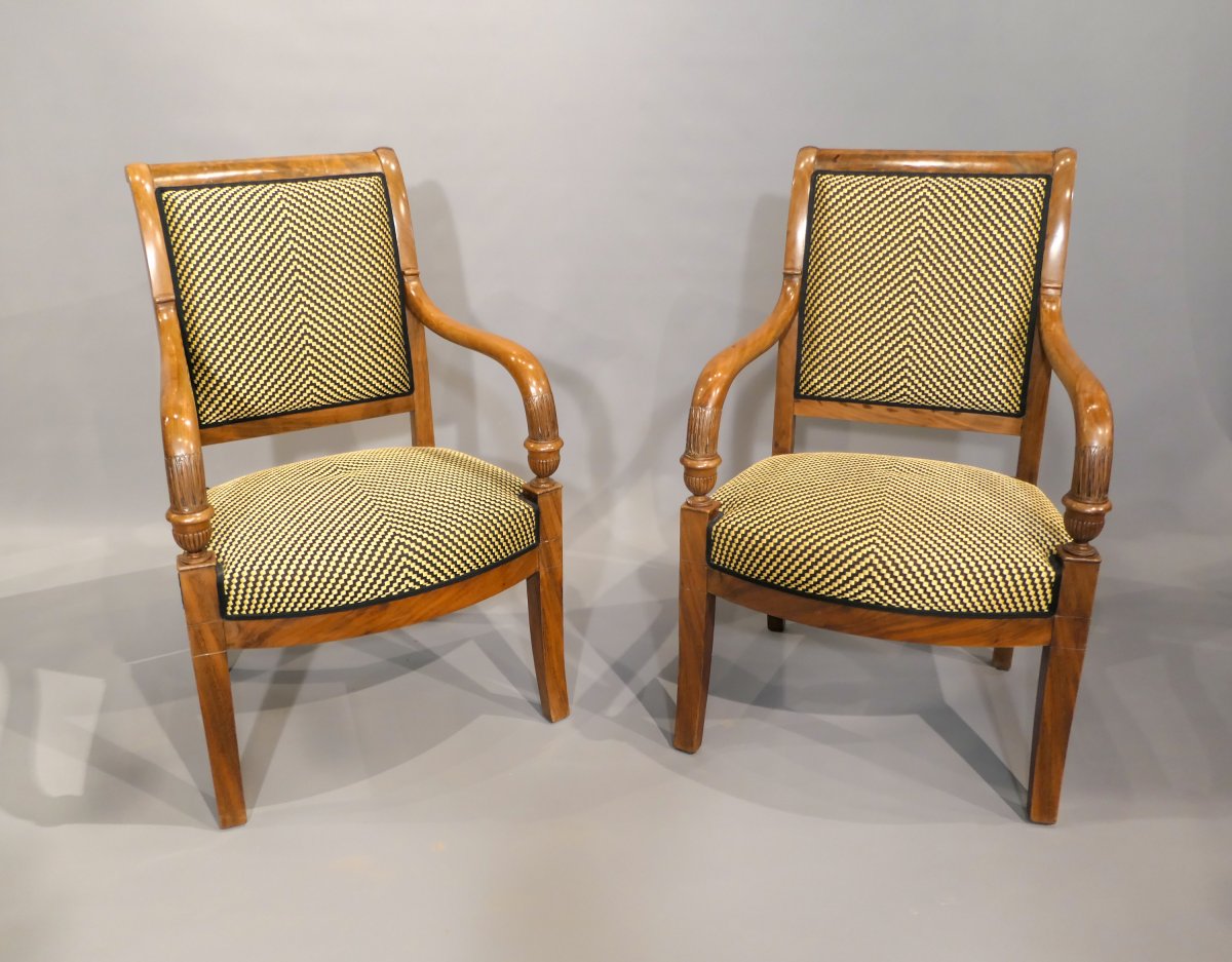 2 Empire Armchairs