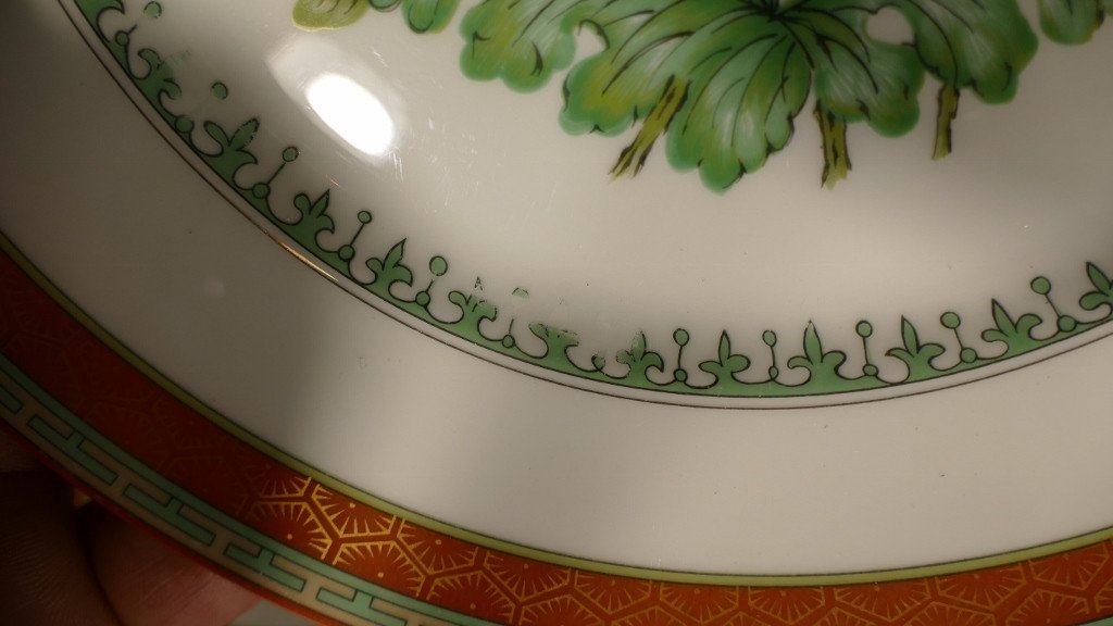 Haviland Chrysanthème, 12 Assiettes De Table En Porcelaine De Limoges-photo-4