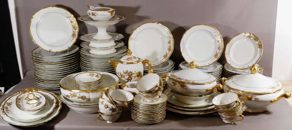 60 Pièces Service Complet 12 Personnes Vaisselles Porcelaine