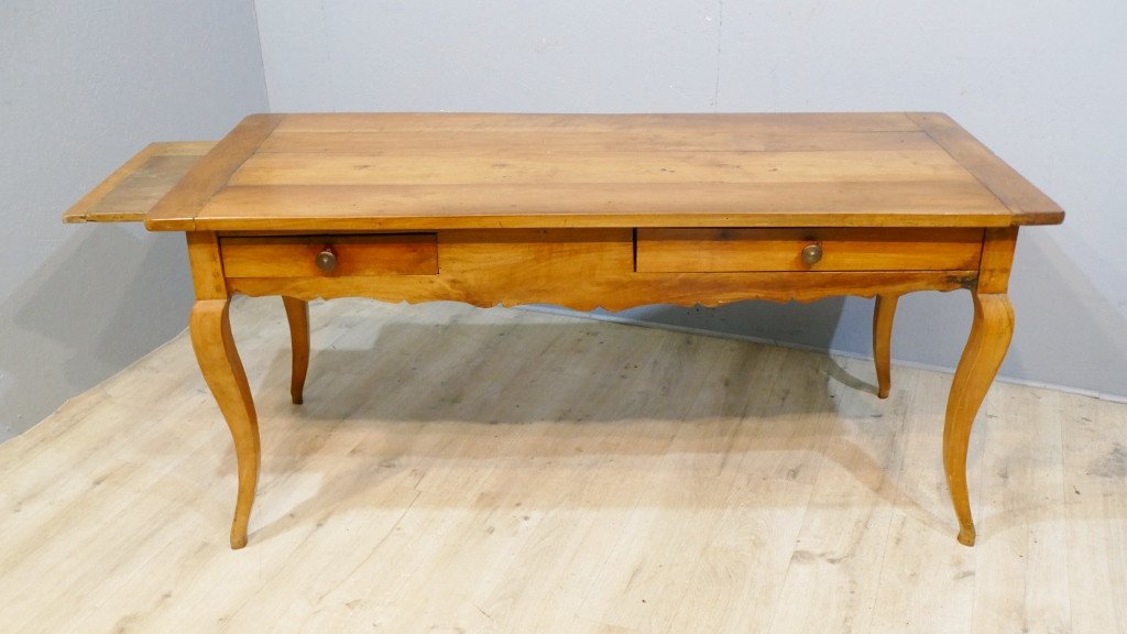 Table De Ferme Salle à Manger Style Louis XV En Merisier époque XIX ème