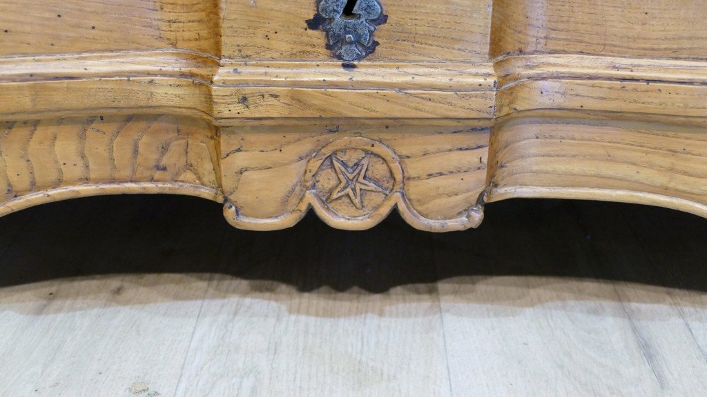 Regency Crossbow Commode In Solid Ash, Early Eighteenth Time-photo-7