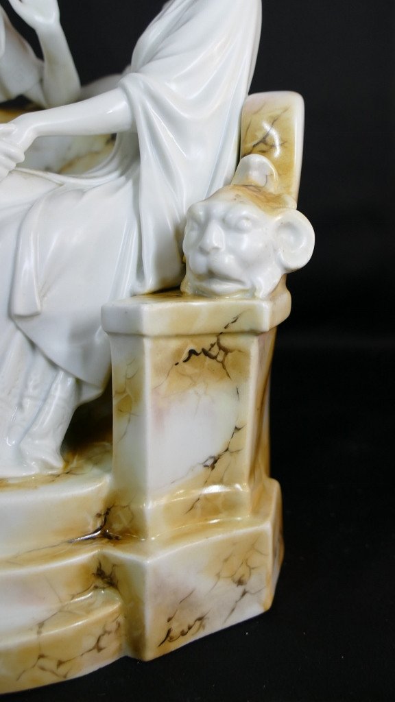 La Conversation Galante, Groupe En Porcelaine Allemagne Altenburg Saxony, &eacute;poque 1900-photo-4