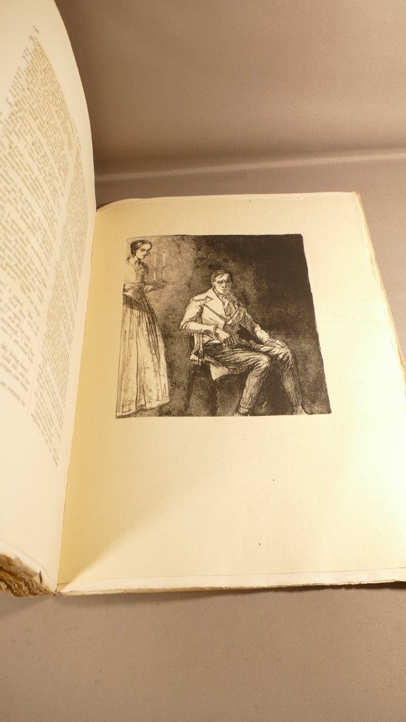 1923 Jane Eyre De Charlotte Bronté, Rare Livre 105/425 Litho De Ethel Gabain-photo-2