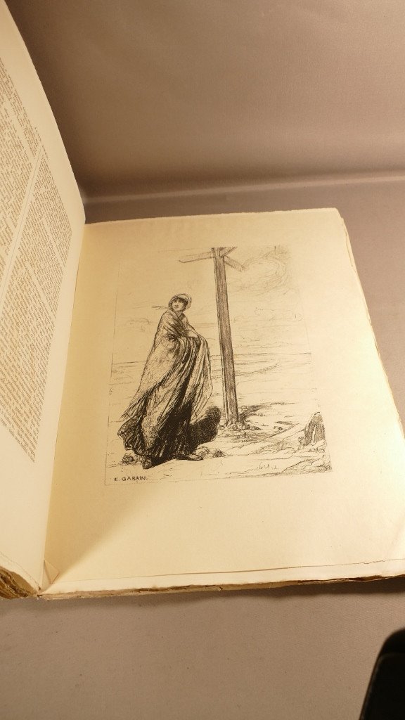 1923 Jane Eyre De Charlotte Bronté, Rare Livre 105/425 Litho De Ethel Gabain-photo-3
