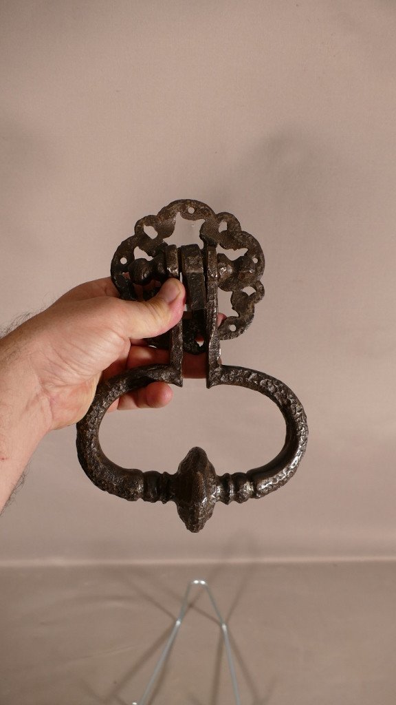 Wrought Iron Door Knocker 18th Century-photo-1