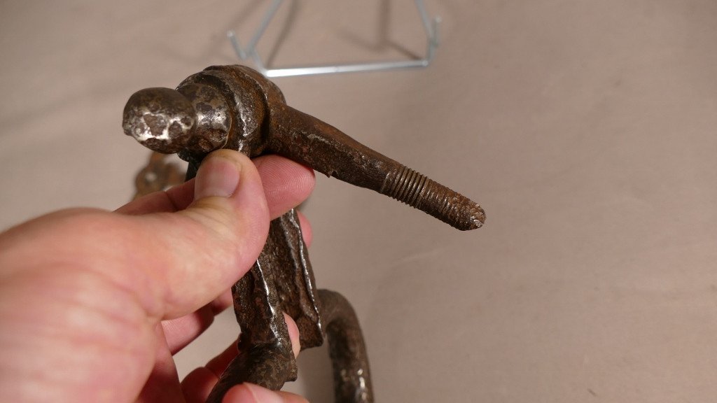 Heurtoir De Porte En Fer Forg&eacute; &eacute;poque XVIII &egrave;me Si&egrave;cle-photo-4