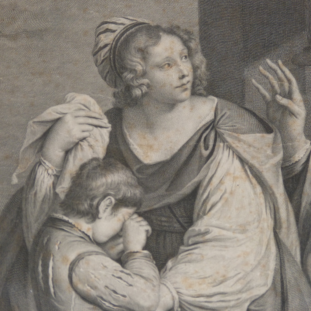 Engraving XVIII, Abraham Giving Up The Hand Maid Hagar, Dated 1767-photo-4