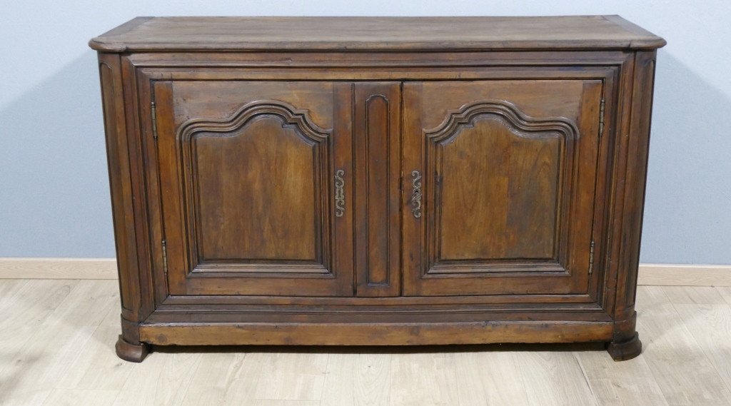 Large Woodwork Or Hunting Buffet In Louis XIV Style Walnut, Late 18th Century-photo-2