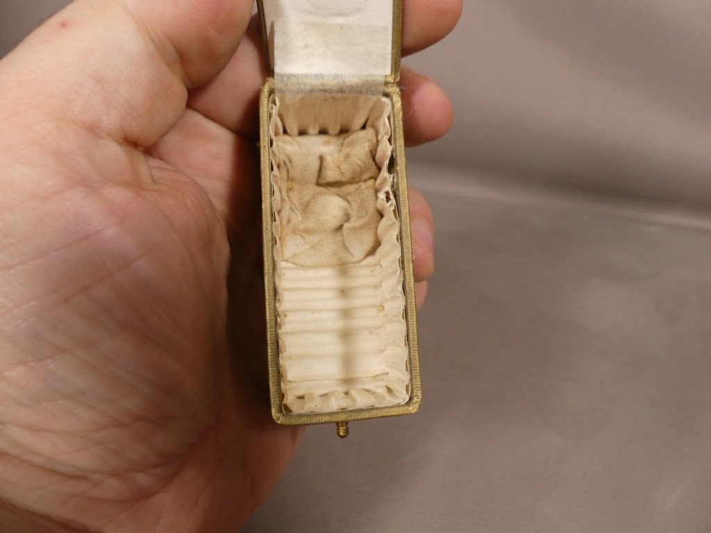 Divinia Par Wolff & Sohn 1903 , Très Rare Flacon De Parfum Plein En Cristal Baccarat Et  Boîte-photo-6