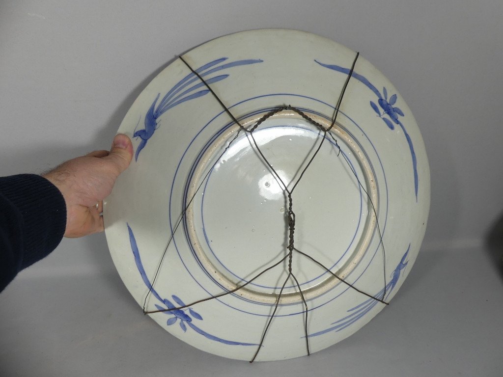 Large Imari Porcelain Dish From Japan, Late 19th Century-photo-4