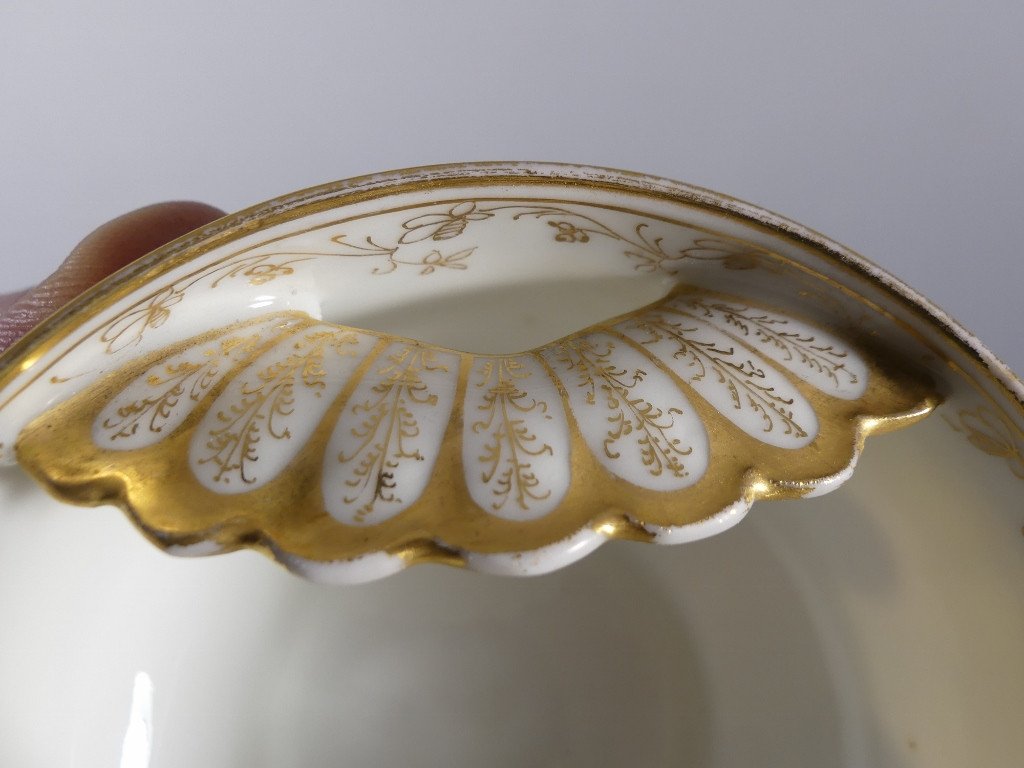 Tasse à Moustache Jean Pouyat Porcelaine De Limoges XIX ème-photo-5