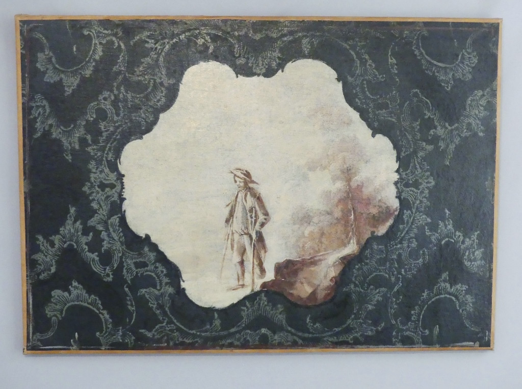 Woodwork Or Trumeau Painting, Oil On Canvas, 18th Century 