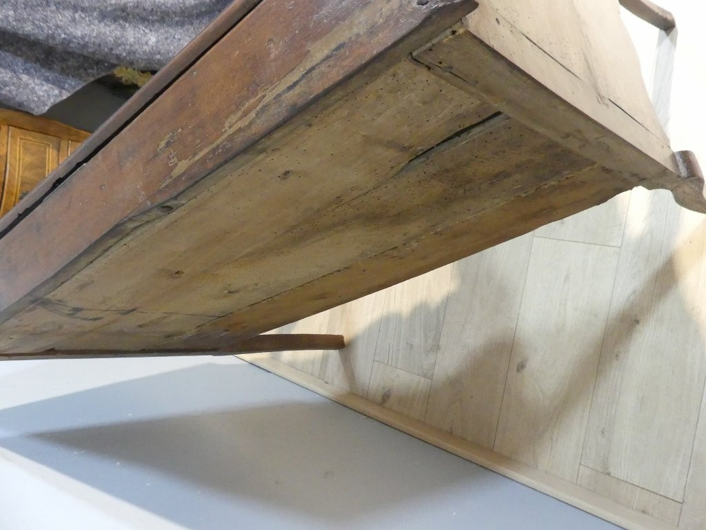 Louis XV Sloping Desk, All Natural Walnut 18th Century-photo-6