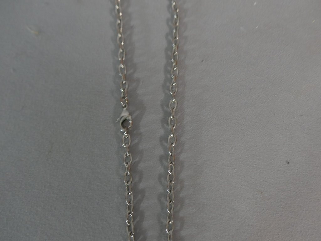 Jean Paul Gaultier, collier sautoir vintage en métal argenté-photo-1
