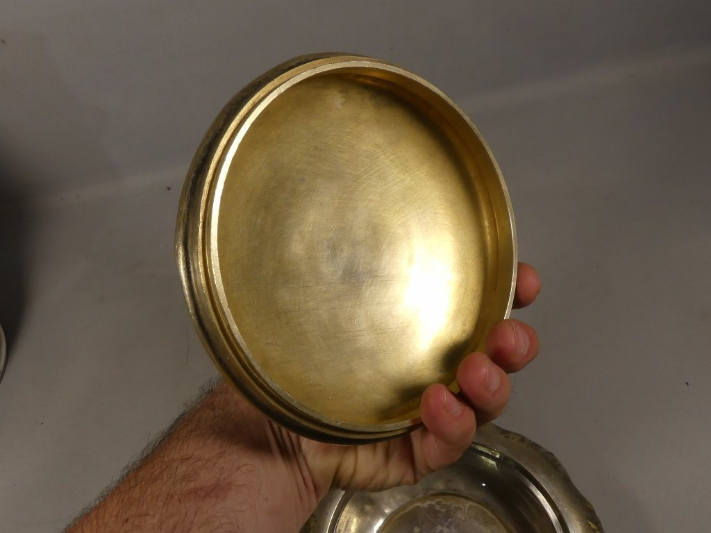 Lerolle Frères, Poppy Box In Double Patinated Bronze With Gilt And Silver, Napoleon III-photo-7