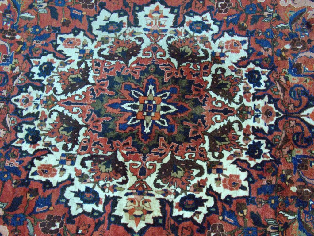 3.05m*2.16m, Large Vintage 70s Persian Wool Rug Bakthiar-photo-4