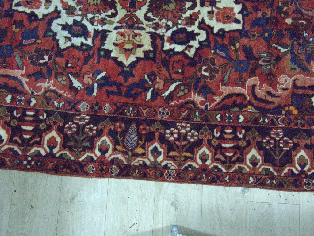 3.05m*2.16m, Large Vintage 70s Persian Wool Rug Bakthiar-photo-1