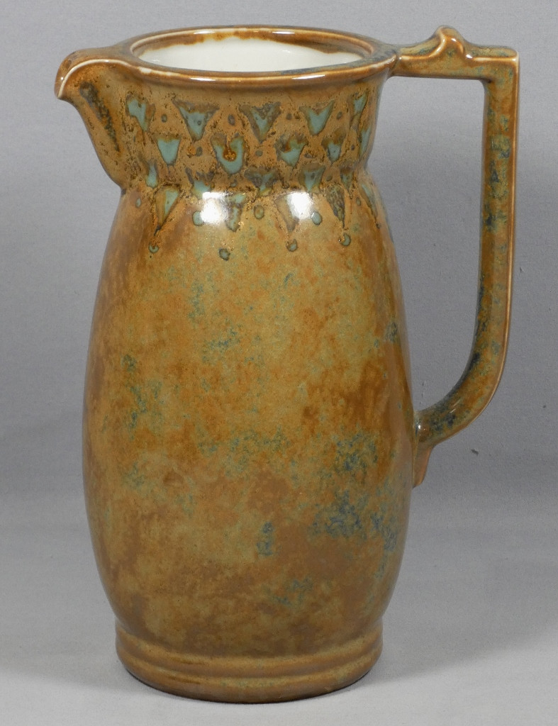 Camille Tharaud Limoges, rare broc &agrave; eau, pichet en porcelaine Art D&eacute;co