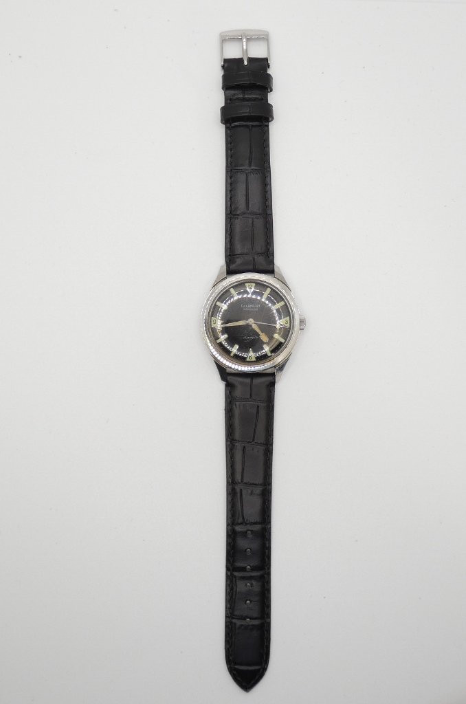 Vintage 1960s Ed Lambert Men's Steel Watch-photo-2