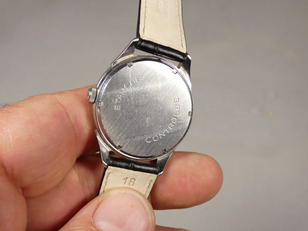 Vintage 1960s Ed Lambert Men's Steel Watch-photo-5